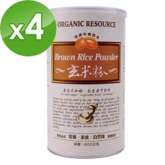 台湾绿源宝 玄米粉(500g/罐)x4罐组