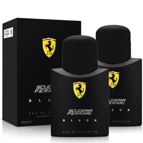 Ferrari法拉利 黑色法拉利男性淡香水(40ml)X2入