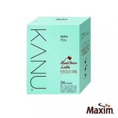 MAXIM麦心 韩国KANU孔刘中焙薄荷巧克力拿铁 (17.3g×24入/盒)