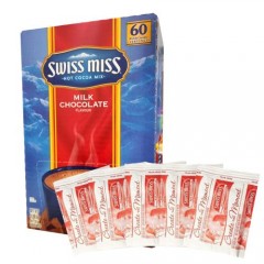 美国进口【 SwissMiss】 即溶可可粉-牛奶巧克力口味   (60入/盒)-网