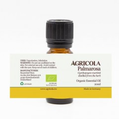 AGRICOLA植物者-玫瑰草精油(20ml/欧盟有机认证)