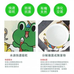 网狐家居-LINE FRIENDS 日常系列 珪藻土吸水杯垫 2入/组 [现货] 熊大/兔兔/莎莉/雷纳德