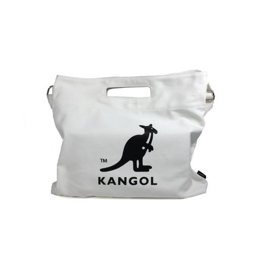 KANGOL 侧背包 手提包 大容量 米白色 6025301001 noA78
