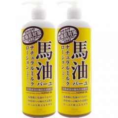 【日本Loshi 马油】天然润肤乳液/霜 485mlx2入组-网