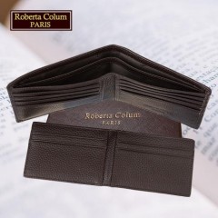 (Roberta Colum)诺贝达 男用专柜皮夹 进口软牛皮短夹(25005二色可选)
