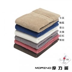 【MORINO】MIT美国棉五星级缎檔毛巾 (5入组)