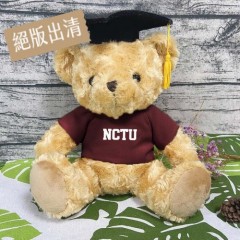 NCTU-毕业小熊-玫瑰绒毛 X 酒红短Tee年度限定款