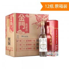 金门高粱酒 白酒 白金龙 清香型 58度 500ml×12瓶 原箱装（内含礼品袋）
