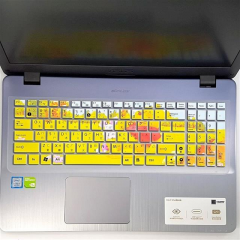 华硕 ASUS 维尼黄 繁体中文 键盘保护膜 适用 X550 X555 X556 X542 A52 A53 A55 A56 K52 K53 K55 K56