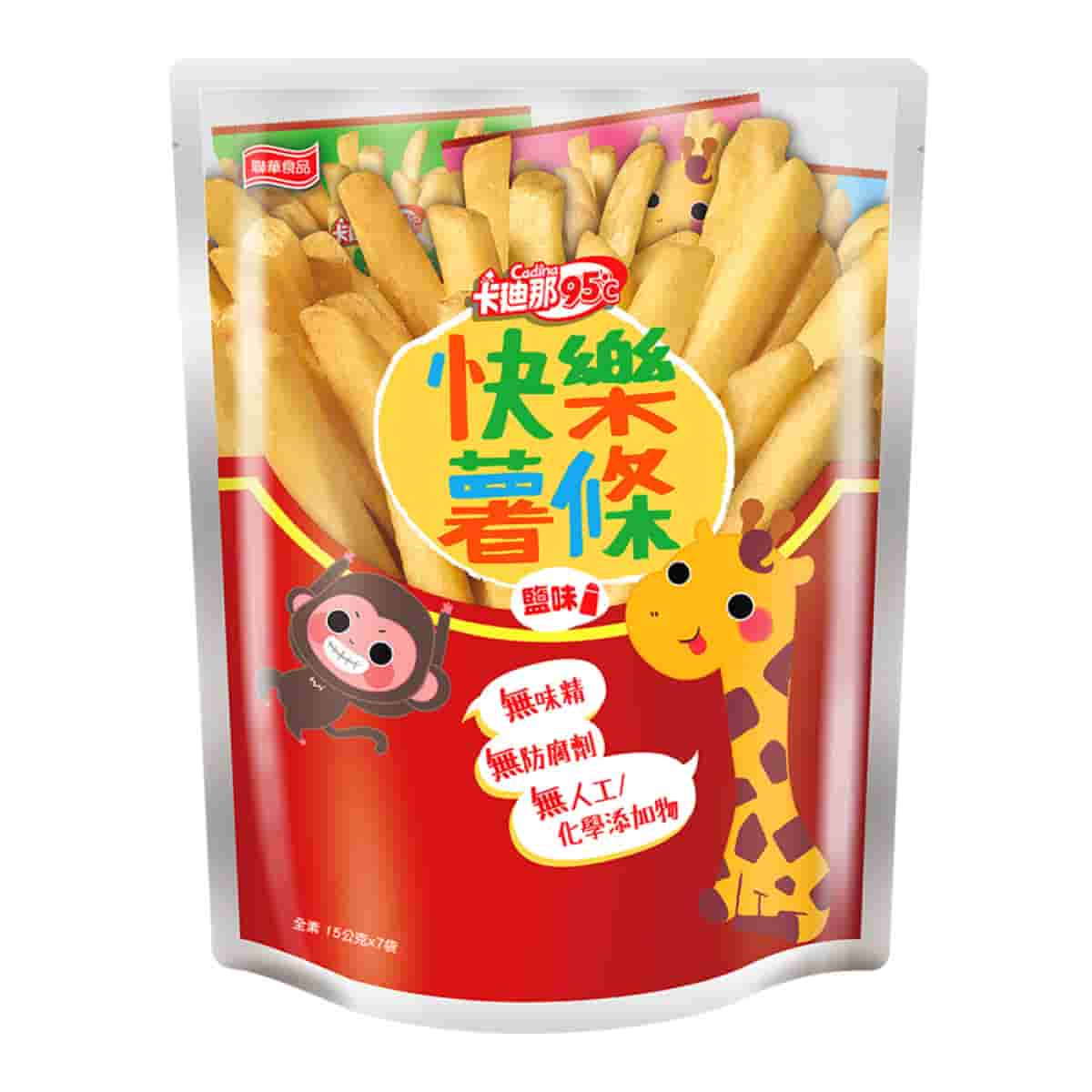 卡迪那95℃快乐薯条-盐味15g*7袋