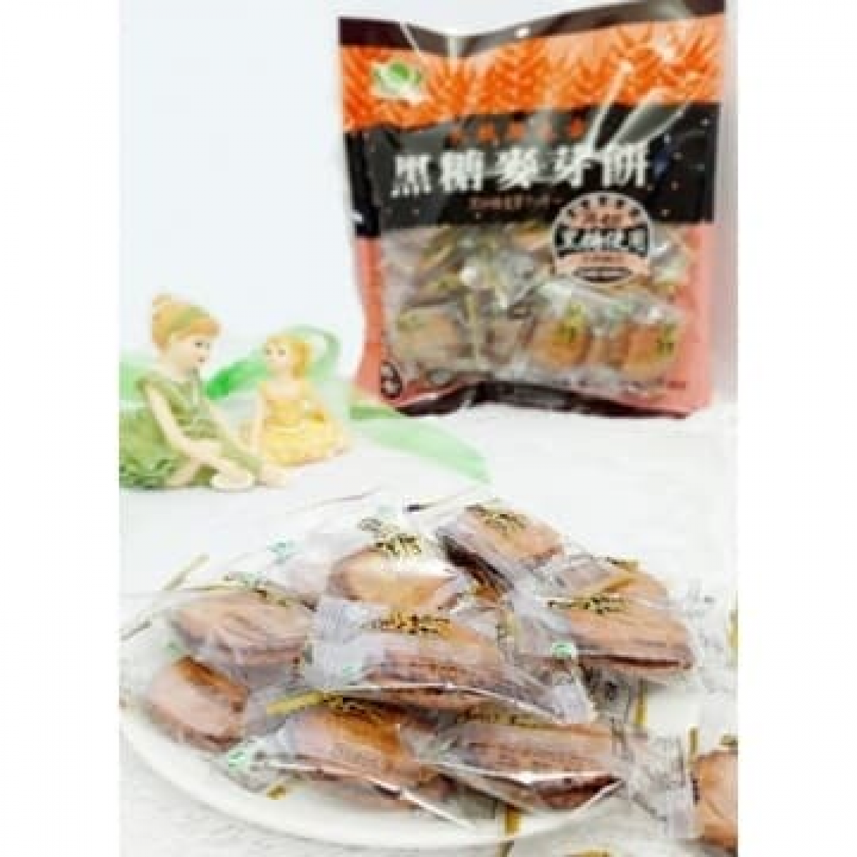 昇田食品-黑糖麦芽饼-500g