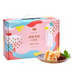 【盛香珍】优酪果园小果冻量贩盒-焦糖珍珠风味1500g/盒