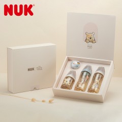 【NUK】NUK x Disney迪士尼小熊维尼联名新生儿礼盒 (PPSU感温奶瓶/弥月礼盒/奶瓶组合)