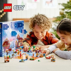 【LEGO 樂高】城市系列 60352 驚喜月曆(倒數日曆 聖誕禮物)