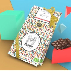 【Millesime】比利時進口單一產區厄瓜多爾100%黑巧克力片2片組